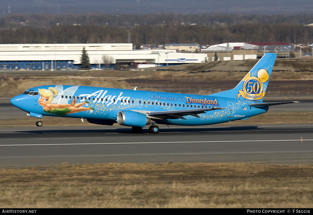 Aircraft Photo of N791AS | Boeing 737-490 | Alaska Airlines | AirHistory.net #63504