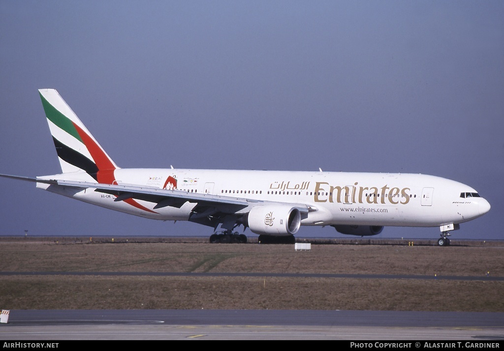 Aircraft Photo of A6-EMI | Boeing 777-21H/ER | Emirates | AirHistory.net #63506