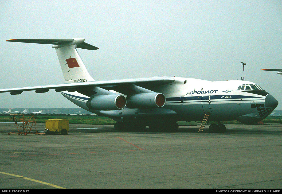 Aircraft Photo of CCCP-76839 | Ilyushin Il-76TD | Aeroflot | AirHistory.net #63507