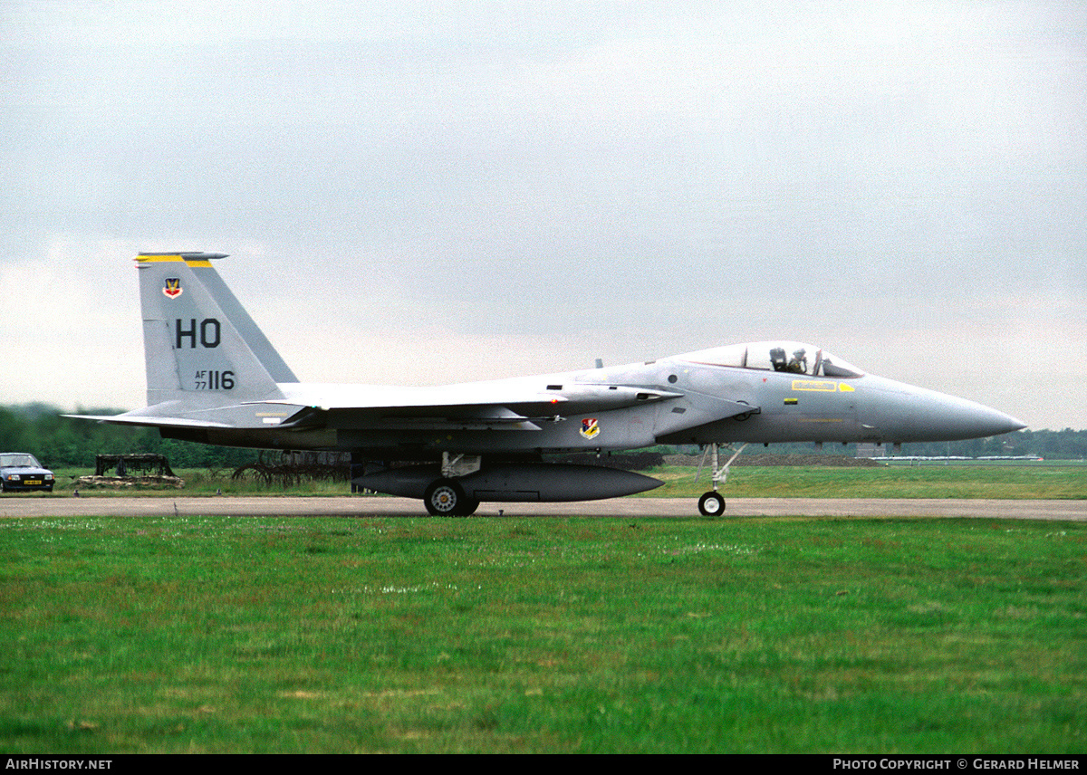 Aircraft Photo of 77-0116 / AF77-116 | McDonnell Douglas F-15A Eagle | USA - Air Force | AirHistory.net #63509