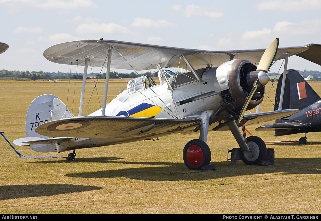 Aircraft Photo of G-AMRK / K7985 | Gloster Gladiator Mk1 | UK - Air Force | AirHistory.net #63511