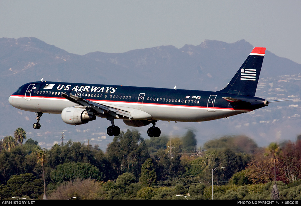 Aircraft Photo of N186US | Airbus A321-211 | US Airways | AirHistory.net #63516