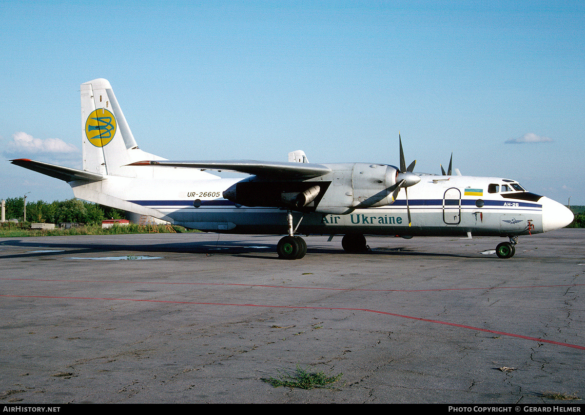 Aircraft Photo of UR-26605 | Antonov An-26 | Air Ukraine | AirHistory.net #63520