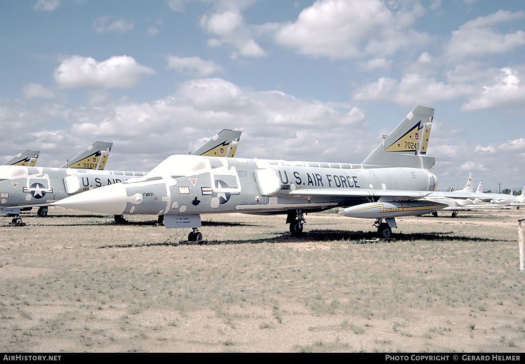 Aircraft Photo of 57-243 / 70243 | Convair F-106A Delta Dart | USA - Air Force | AirHistory.net #63521