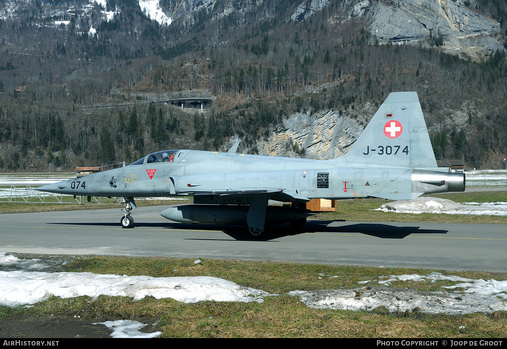 Aircraft Photo of J-3074 | Northrop F-5E Tiger II | Switzerland - Air Force | AirHistory.net #63522