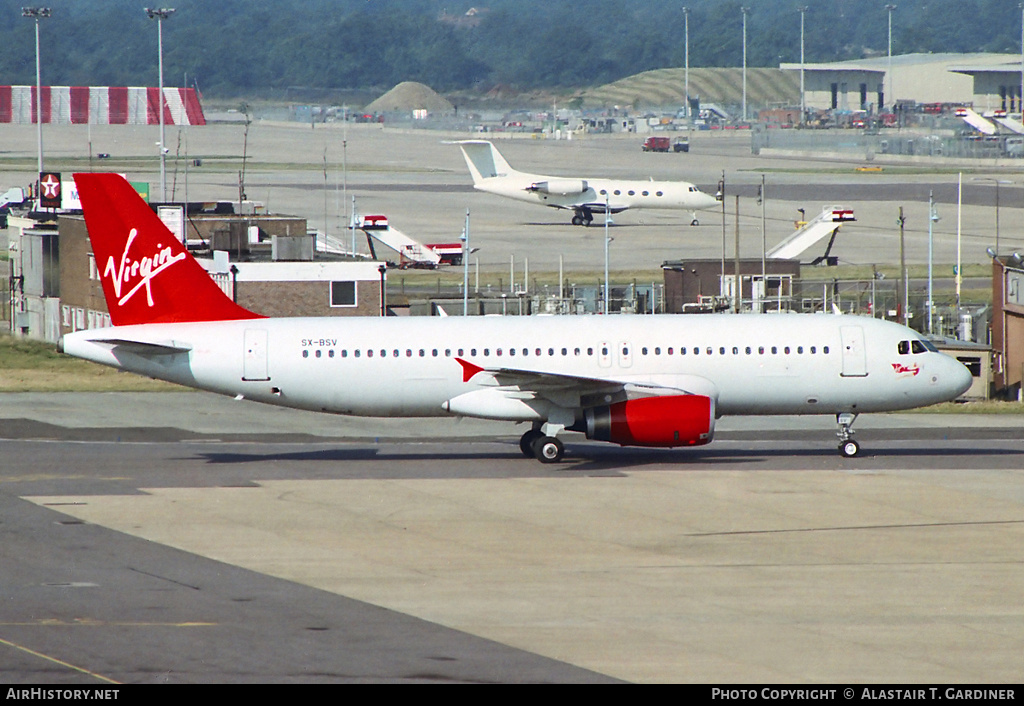 Aircraft Photo of SX-BSV | Airbus A320-231 | Virgin Atlantic Airways | AirHistory.net #63525