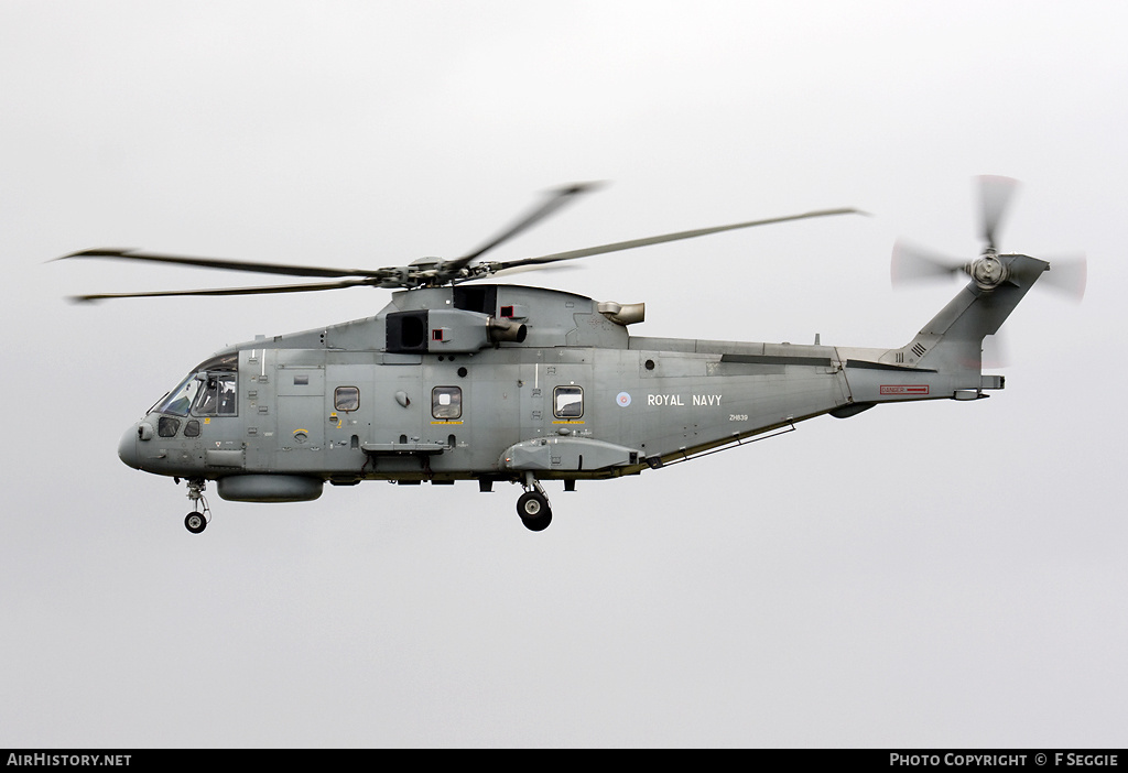 Aircraft Photo of ZH839 | EHI EH101-111 Merlin HM1 | UK - Navy | AirHistory.net #63532