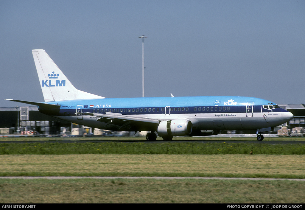 Aircraft Photo of PH-BDA | Boeing 737-306 | KLM - Royal Dutch Airlines | AirHistory.net #63539