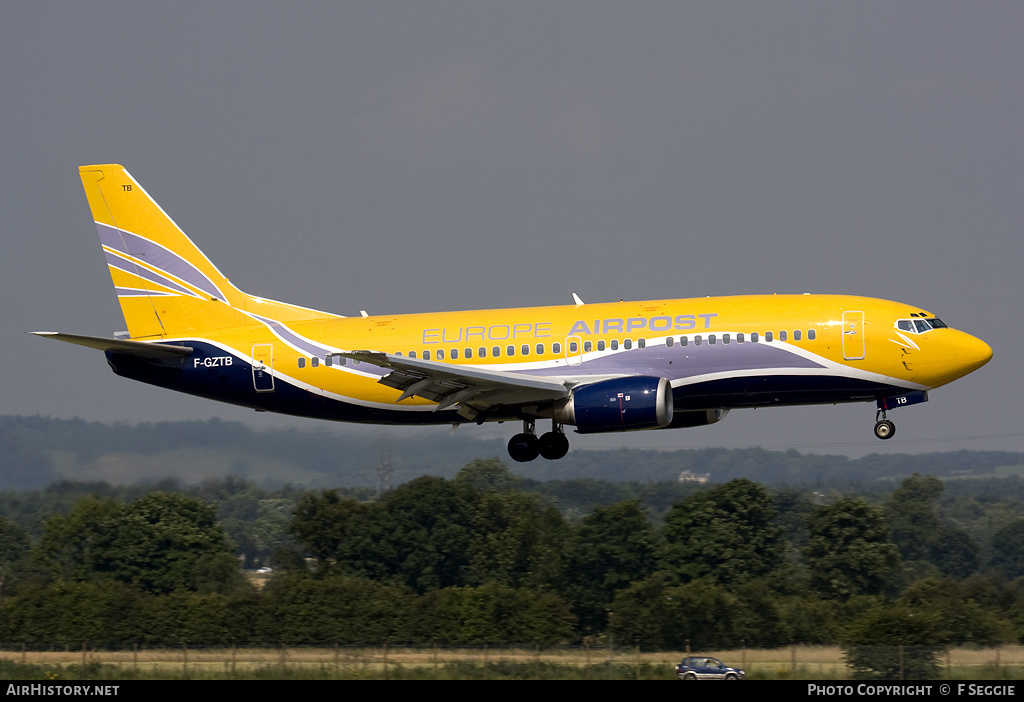 Aircraft Photo of F-GZTB | Boeing 737-33V(QC) | Europe Airpost | AirHistory.net #63545