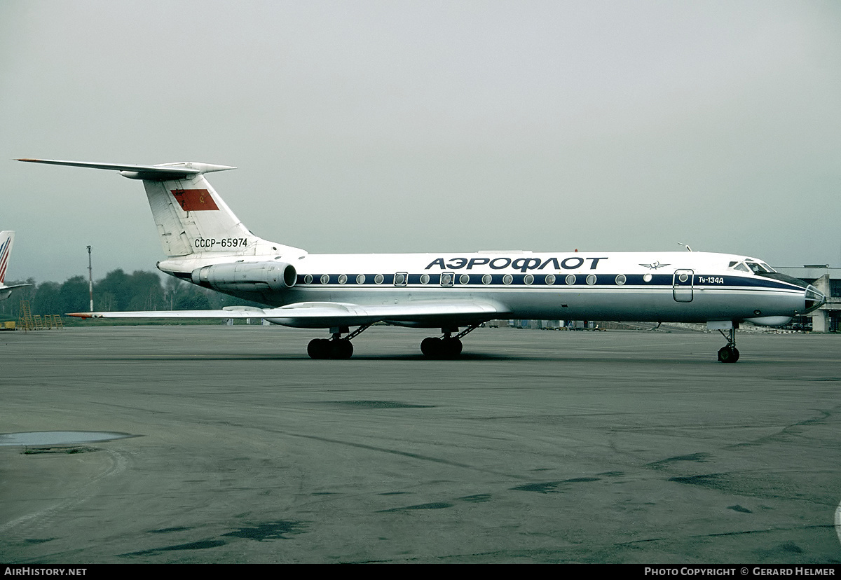 Aircraft Photo of CCCP-65974 | Tupolev Tu-134A | Aeroflot | AirHistory.net #63546