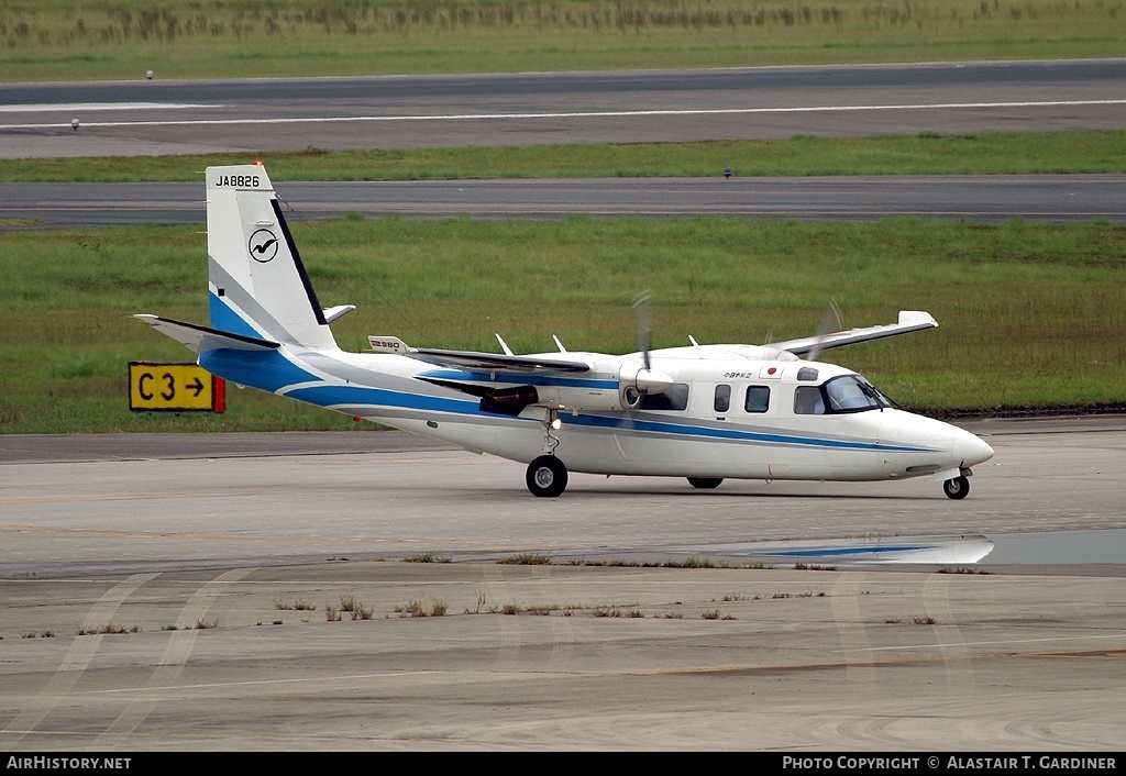 Aircraft Photo of JA8826 | Gulfstream American 695 Jetprop 980 | Nakanihon Air Service | AirHistory.net #63557