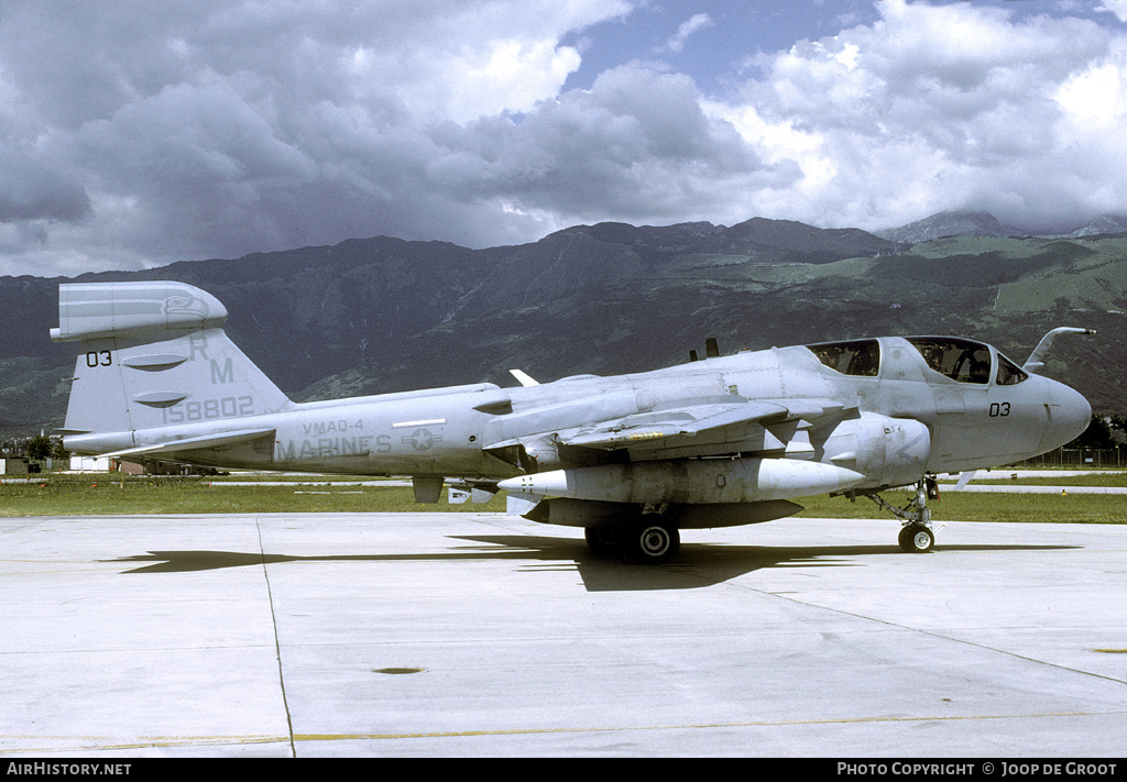 Aircraft Photo of 158802 | Grumman EA-6B Prowler (G-128) | USA - Marines | AirHistory.net #63560