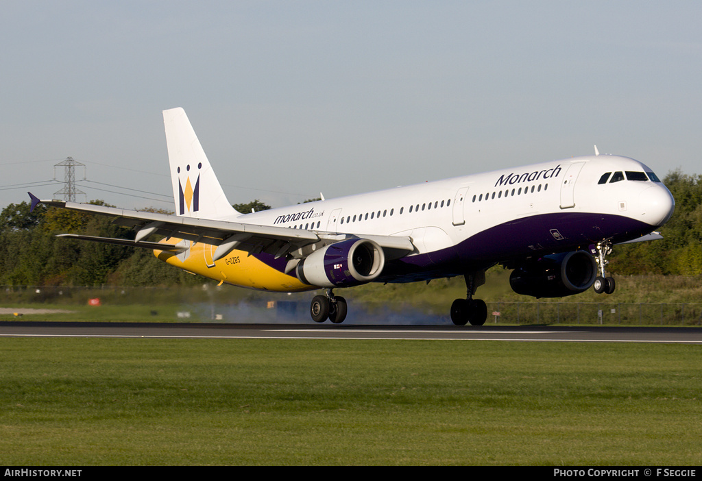 Aircraft Photo of G-OZBS | Airbus A321-231 | Monarch Airlines | AirHistory.net #63571