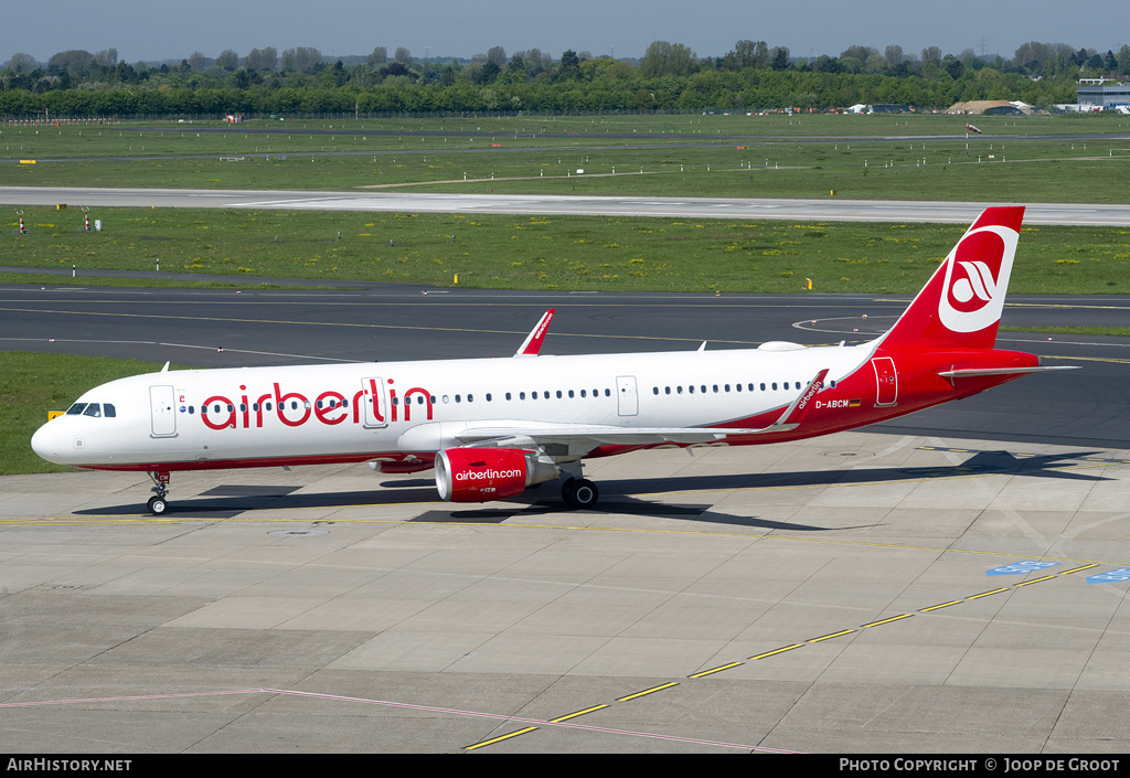 Aircraft Photo of D-ABCM | Airbus A321-211 | Air Berlin | AirHistory.net #63578