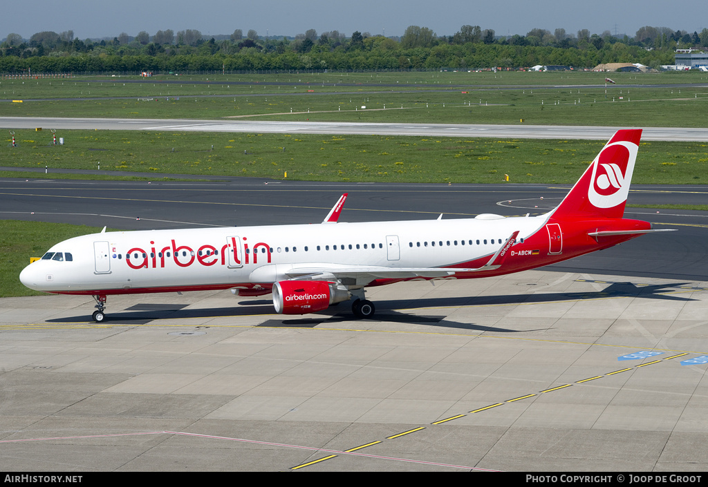 Aircraft Photo of D-ABCM | Airbus A321-211 | Air Berlin | AirHistory.net #63578