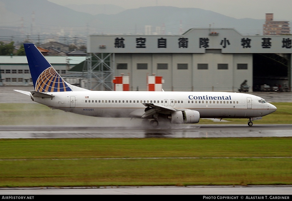 Aircraft Photo of N25201 | Boeing 737-824 | Continental Airlines | AirHistory.net #63587