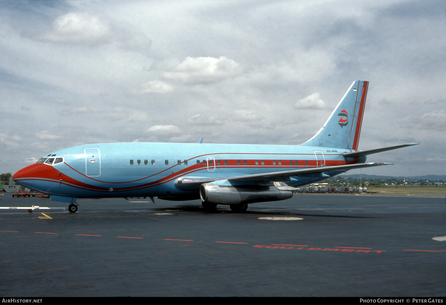 Aircraft Photo of PK-HHS | Boeing 737-2S9/Adv | Gatari Hutama Air Service | AirHistory.net #63609