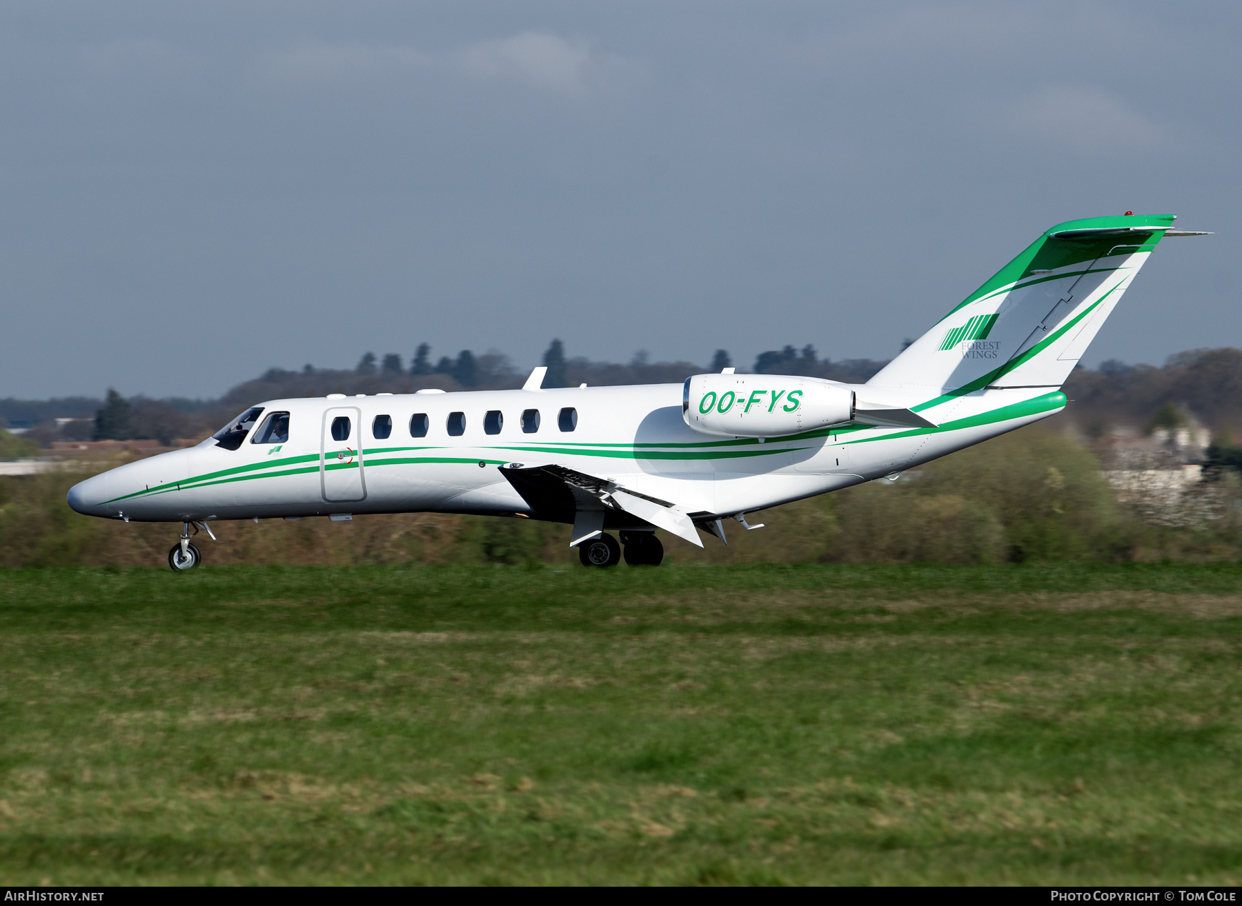Aircraft Photo of OO-FYS | Cessna 525B CitationJet CJ3 | Forest Wings | AirHistory.net #63610