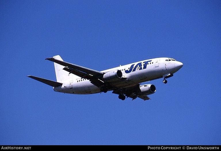 Aircraft Photo of YU-AND | Boeing 737-3H9 | JAT Yugoslav Airlines - Jugoslovenski Aerotransport | AirHistory.net #63613