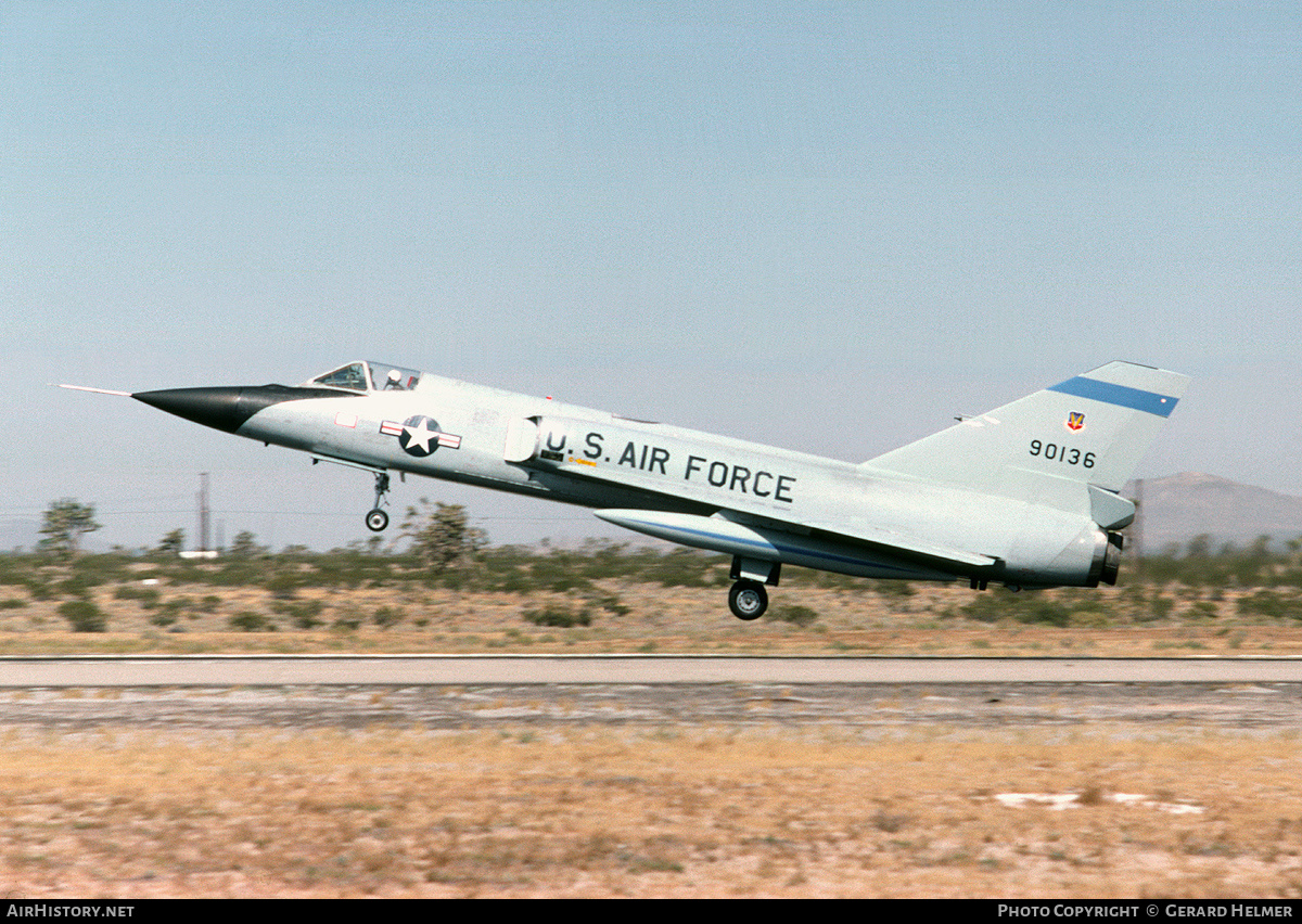 Aircraft Photo of 59-0136 / 90136 | Convair F-106A Delta Dart | USA - Air Force | AirHistory.net #63625