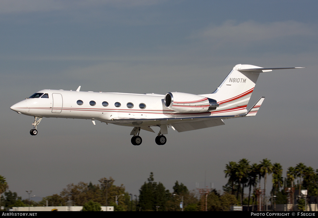 Aircraft Photo of N810TM | Gulfstream Aerospace G-IV Gulfstream IV-SP | AirHistory.net #63633