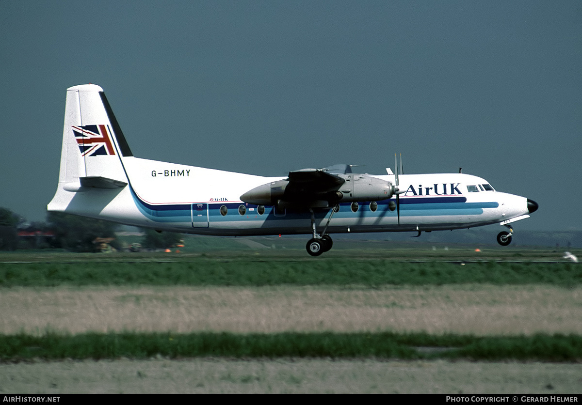 Aircraft Photo of G-BHMY | Fokker F27-600 Friendship | Air UK | AirHistory.net #63636