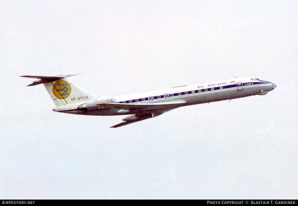Aircraft Photo of UR-65135 | Tupolev Tu-134A-3 | Air Ukraine | AirHistory.net #63655