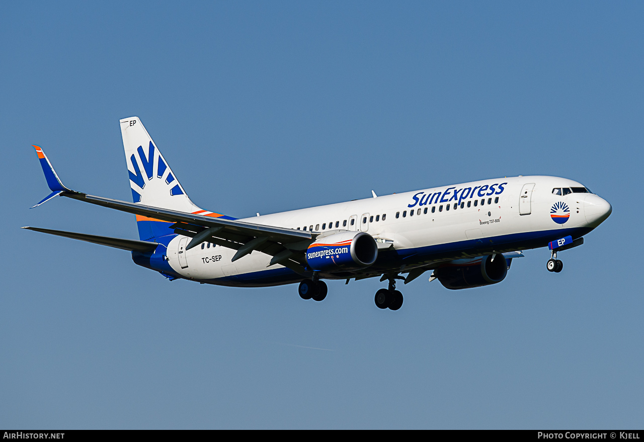 Aircraft Photo of TC-SEP | Boeing 737-8HC | SunExpress | AirHistory.net #63657