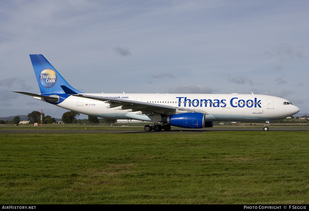 Aircraft Photo of G-TCXA | Airbus A330-243 | Thomas Cook Airlines | AirHistory.net #63666