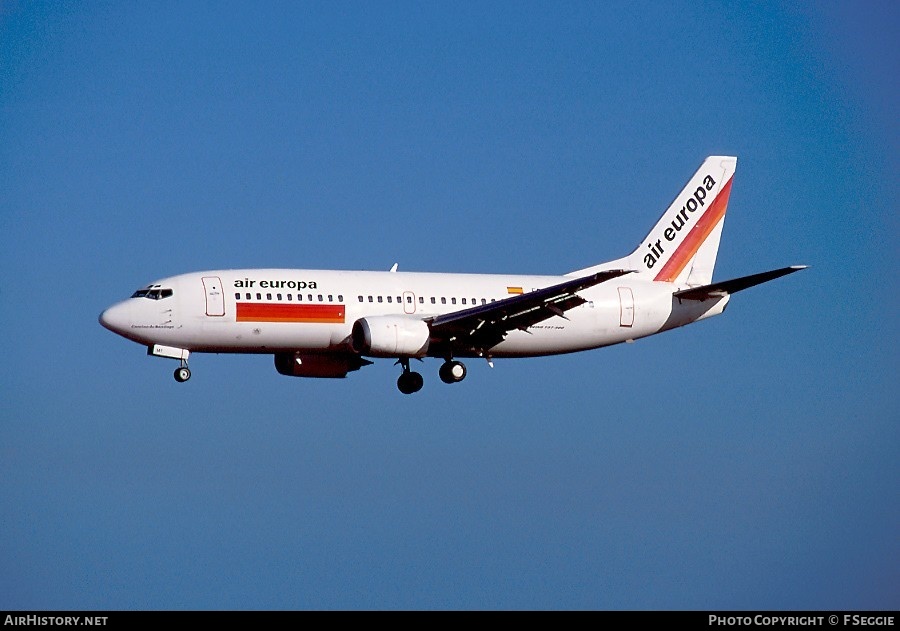 Aircraft Photo of EC-GMY | Boeing 737-36Q | Air Europa | AirHistory.net #63675