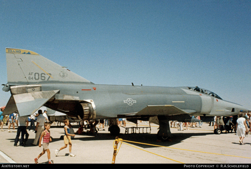 Aircraft Photo of 64-1067 | McDonnell RF-4C Phantom II | USA - Air Force | AirHistory.net #63677