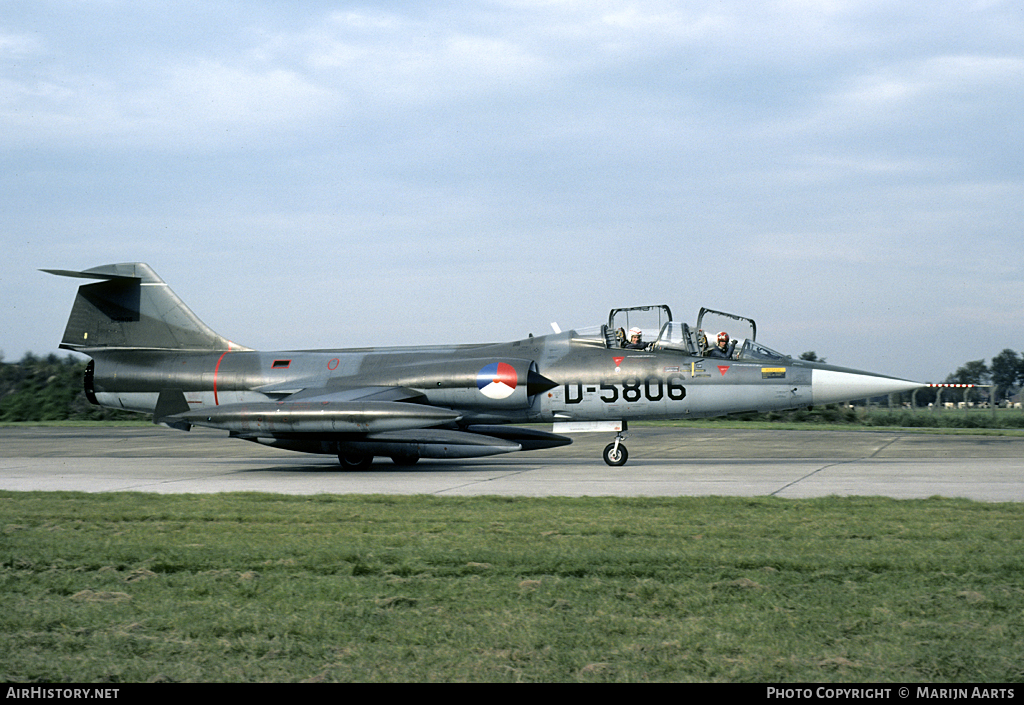 Aircraft Photo of D-5806 | Lockheed TF-104G Starfighter | Netherlands - Air Force | AirHistory.net #63702