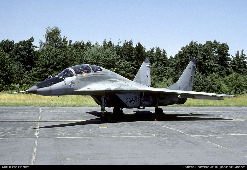 Aircraft Photo of 2923 | Mikoyan-Gurevich MiG-29UB (9-51) | Germany - Air Force | AirHistory.net #63736