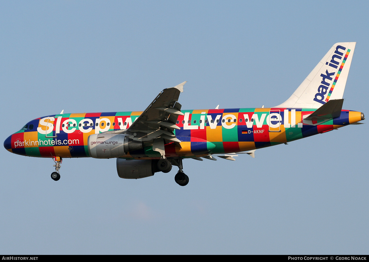 Aircraft Photo of D-AKNF | Airbus A319-112 | Germanwings | AirHistory.net #63801