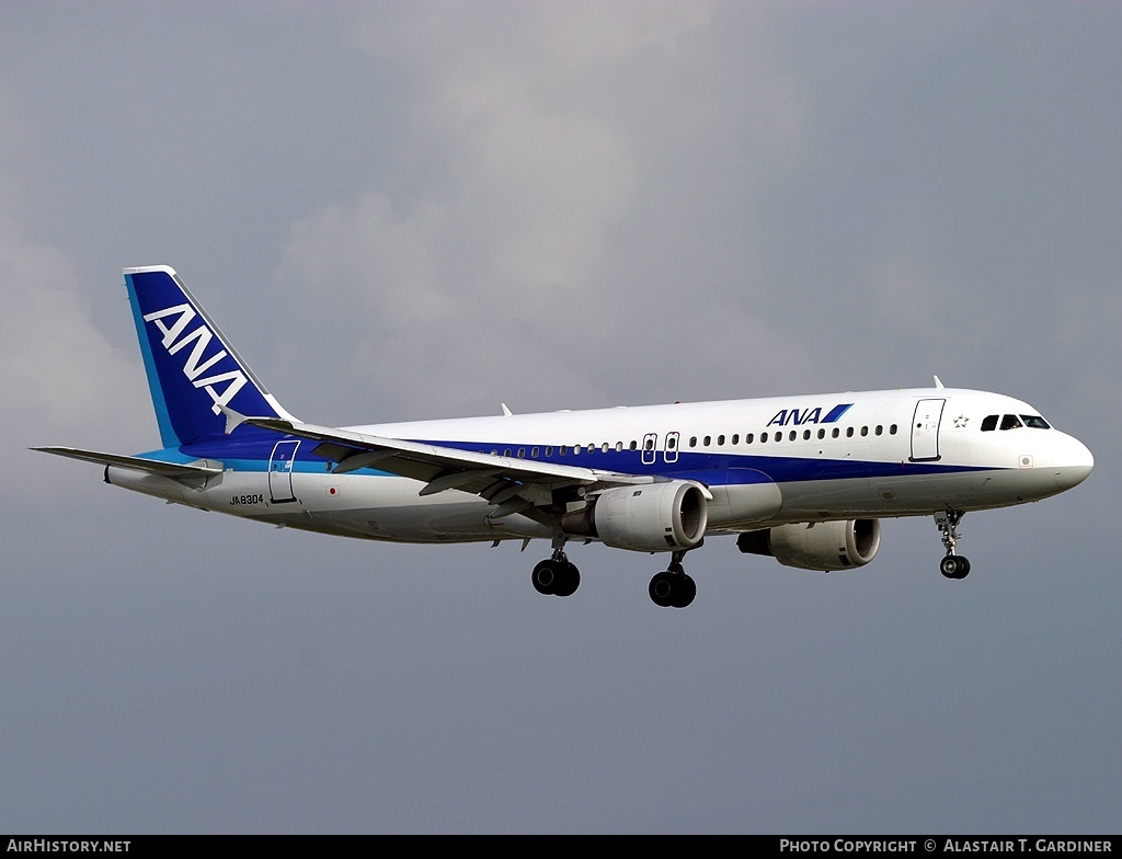 Aircraft Photo of JA8304 | Airbus A320-211 | All Nippon Airways - ANA | AirHistory.net #63810