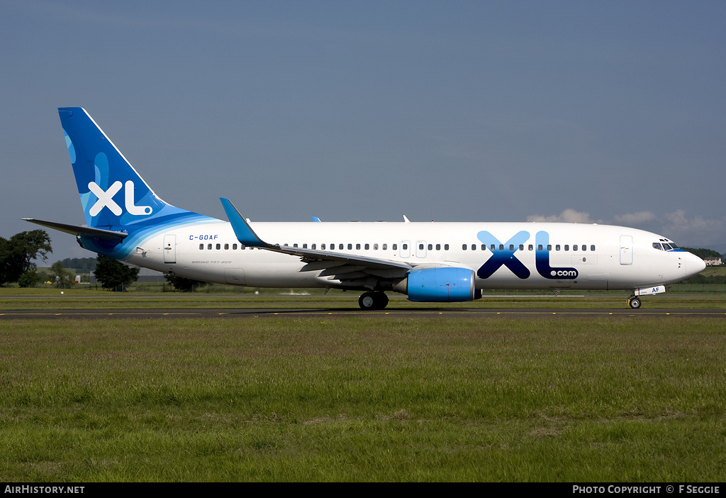 Aircraft Photo of C-GOAF | Boeing 737-86N | XL Airways | AirHistory.net #63816
