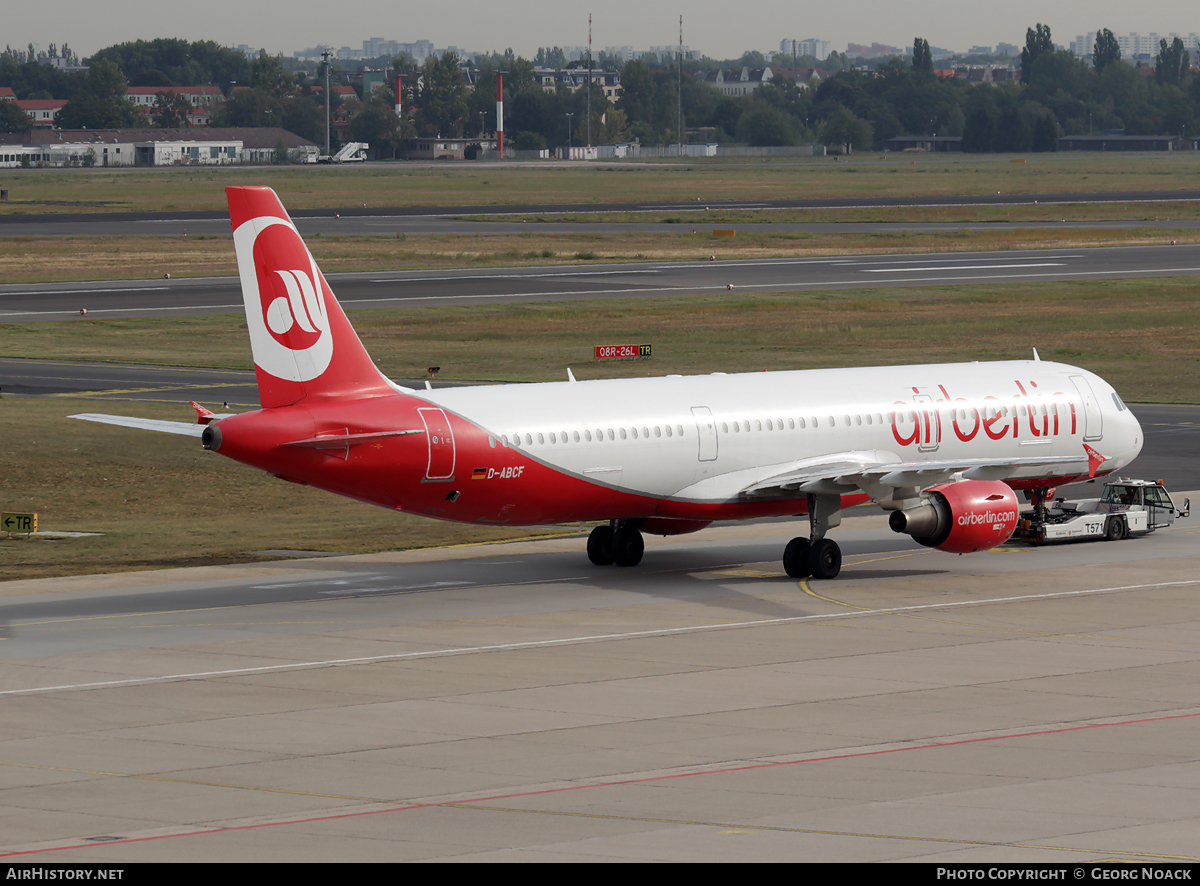 Aircraft Photo of D-ABCF | Airbus A321-211 | Air Berlin | AirHistory.net #63820