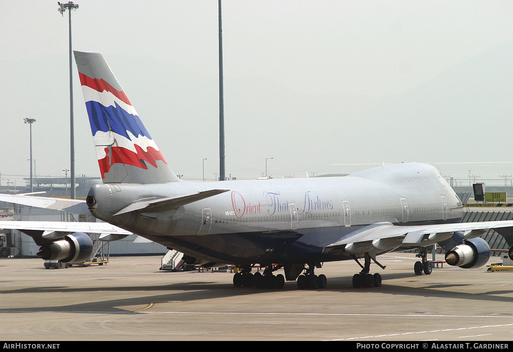 Aircraft Photo of HS-UTC | Boeing 747-238B | Orient Thai Airlines | AirHistory.net #63822