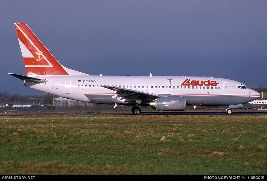 Aircraft Photo of OE-LNO | Boeing 737-7Z9 | Lauda Air | AirHistory.net #63835