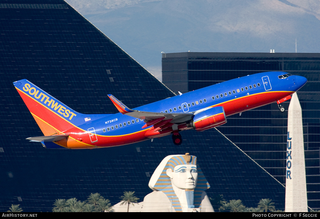 Aircraft Photo of N738CB | Boeing 737-7H4 | Southwest Airlines | AirHistory.net #63836