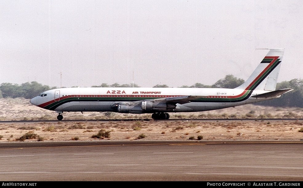 Aircraft Photo of ST-AKW | Boeing 707-330C | AZZA Air Transport | AirHistory.net #63855