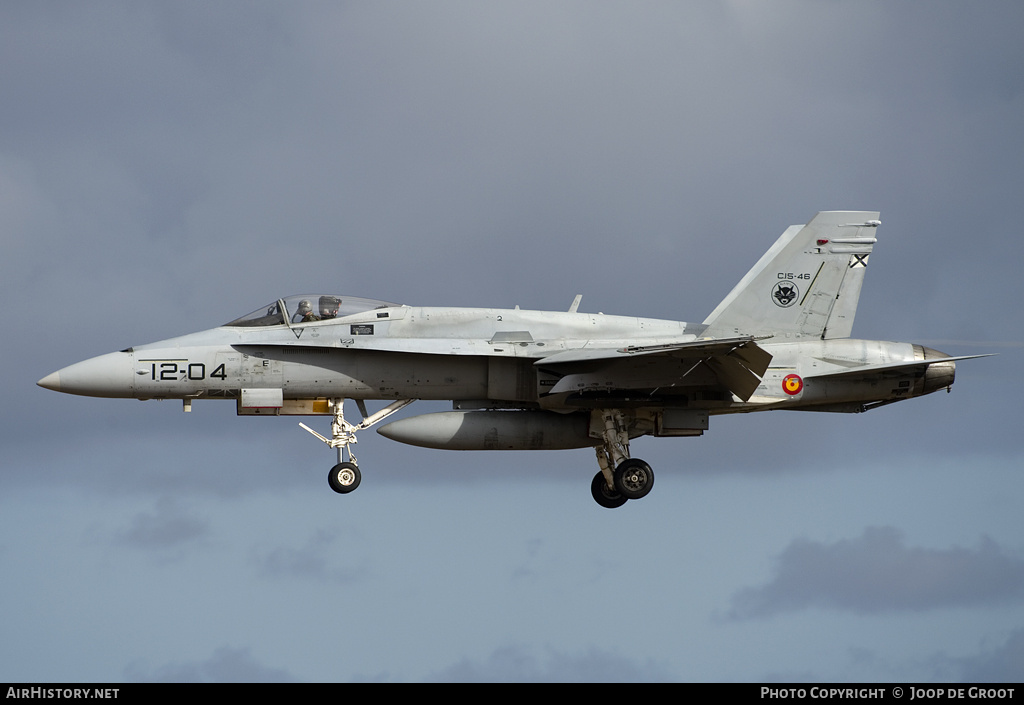 Aircraft Photo of C15-46 | McDonnell Douglas EF-18A Hornet | Spain - Air Force | AirHistory.net #63866