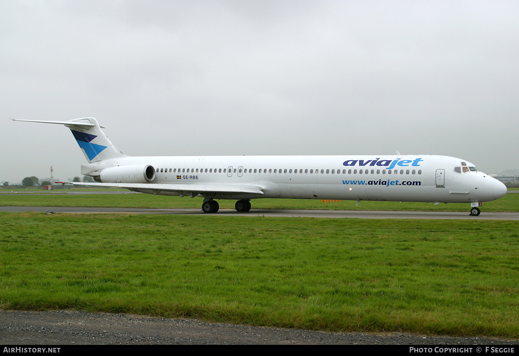 Aircraft Photo of SE-RBE | McDonnell Douglas MD-82 (DC-9-82) | Aviajet | AirHistory.net #63868