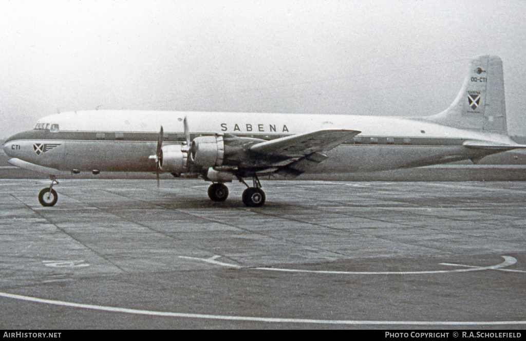 Aircraft Photo of OO-CTI | Douglas DC-6B | Sabena | AirHistory.net #63895
