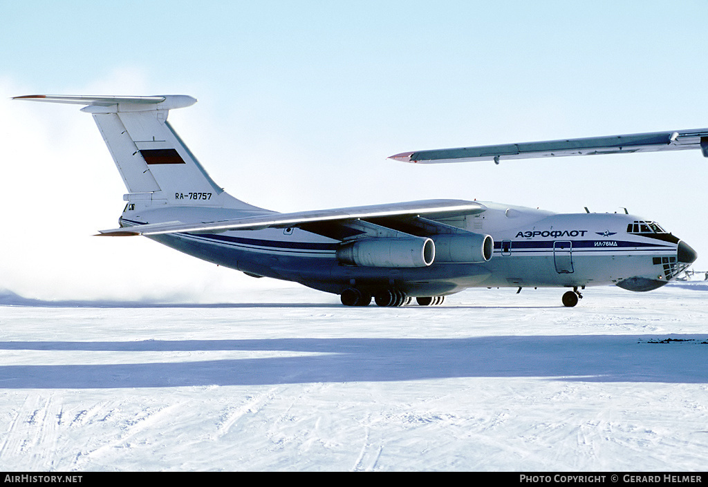 Aircraft Photo of RA-78757 | Ilyushin Il-76MD | Aeroflot | AirHistory.net #63910