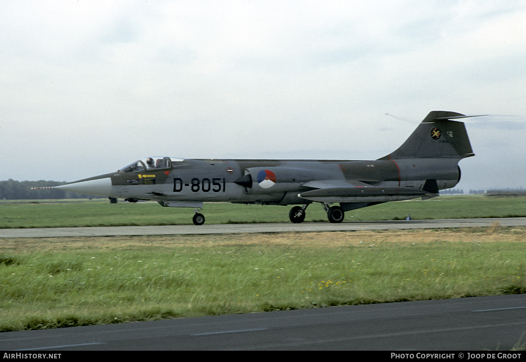 Aircraft Photo of D-8051 | Lockheed F-104G Starfighter | Netherlands - Air Force | AirHistory.net #63926