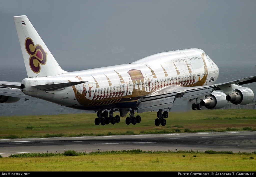 Aircraft Photo of HS-TGJ | Boeing 747-4D7 | Thai Airways International | AirHistory.net #63934