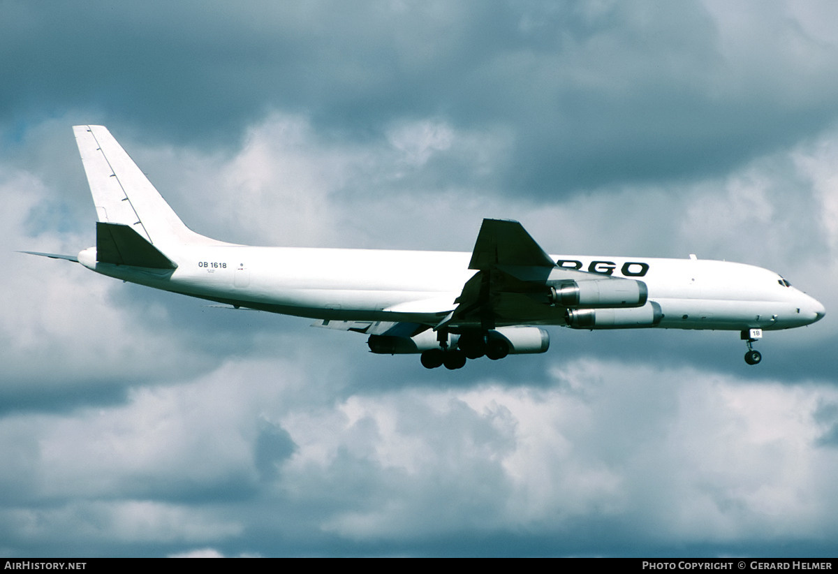 Aircraft Photo of OB-1618 | McDonnell Douglas DC-8-62H(F) | Faucett Cargo | AirHistory.net #63976