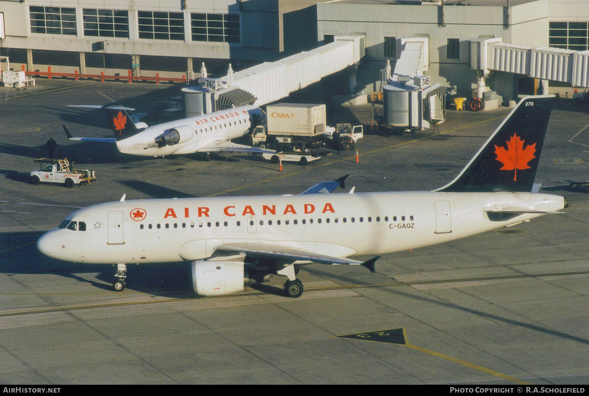 Aircraft Photo of C-GAQZ | Airbus A319-114 | Air Canada | AirHistory.net #63986