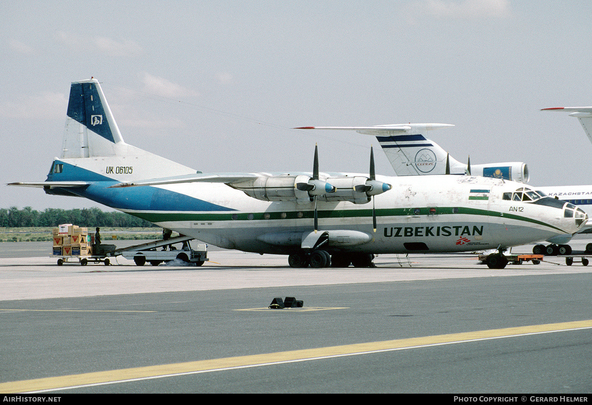 Aircraft Photo of UK-06105 | Antonov An-12B | Uzbekistan Airways | AirHistory.net #63995
